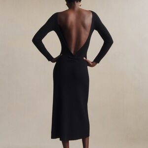 Sezane Vivianne Dress Black - Size S